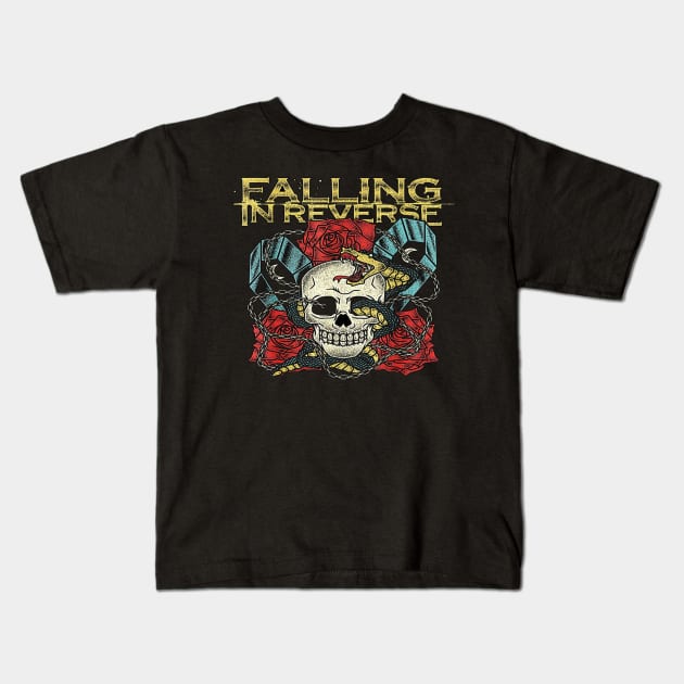 Falling in Reverse Evolution Kids T-Shirt by GodeleineBesnard